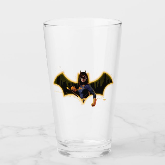 Verre Gotham Knights Batgirl en logo (Devant)