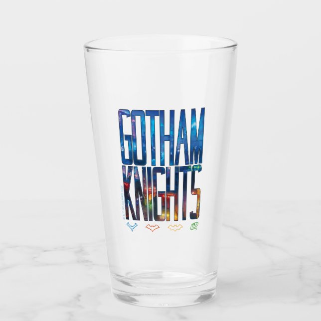Verre Gotham Knights City Letters (Devant)