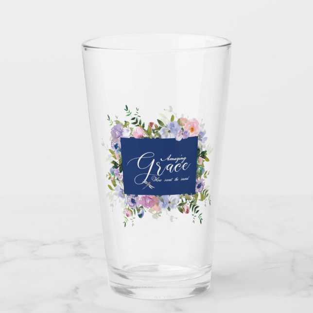 Verre Grâce incroyable floral   (Devant)