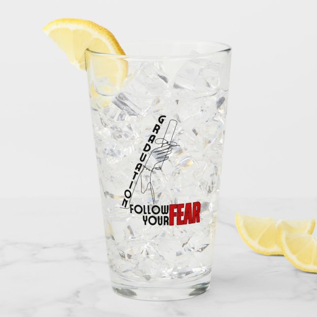 Verre Graduation : Suivez votre peur.w (Devant glace)