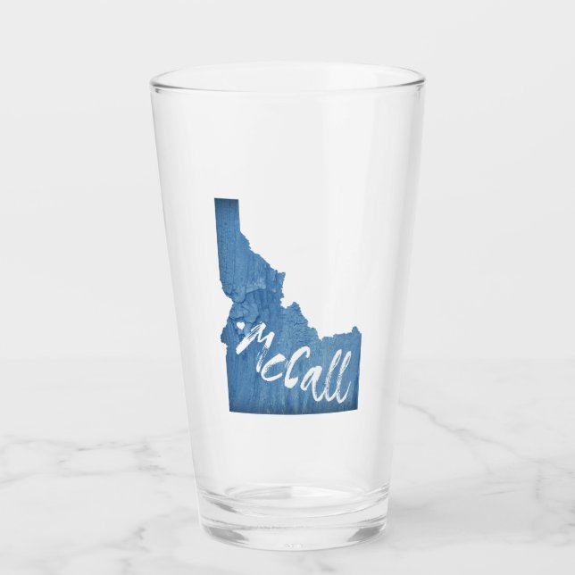 Verre Grain de bois McCall Idaho (Devant)