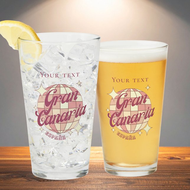 Verre Gran Canaria Espagne vacances boire bière (Créateur téléchargé)