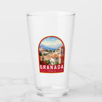 Granada Espagne Travel Art Vintage