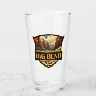 Verre Grand Bend National Park Illustration Insigne Rétr