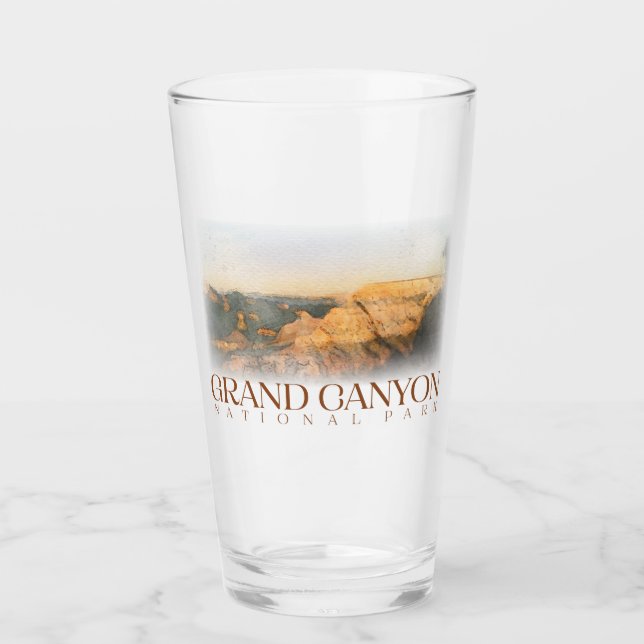 Verre Grand Canyon Pint Glass, Parc National Tumbler (Devant)