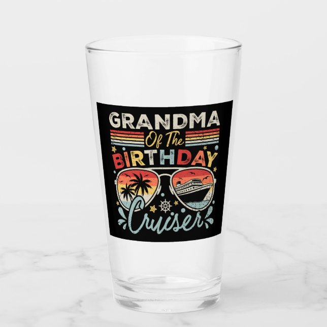 Verre Grand-mère de l'Anniversaire Cruiser Vacation DK (Devant)