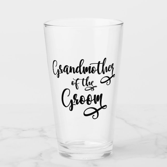 Verre Grand-mère du marié (Devant)