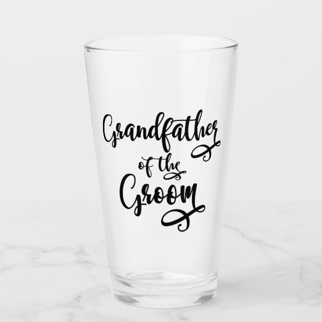 Verre Grand-père du marié (Devant)