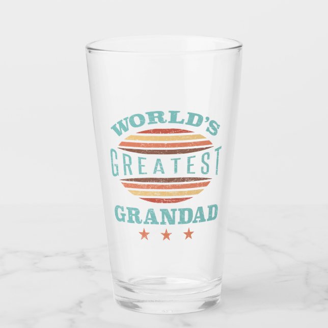 Verre Grand-père du monde (Devant)