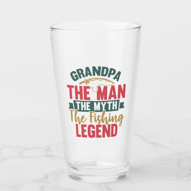 Verre Grand-Père - L'Homme, Le Mythe, La Légende De La P (Devant)