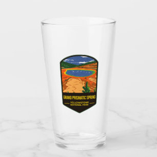 Verre Grand Prismatic Spring Parc national de Yellowston