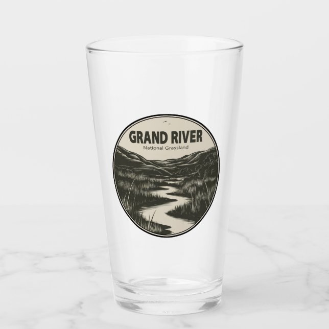 Verre Grand River National Grassland Stream (Devant)