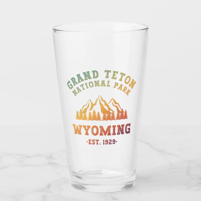 Verre Grand Teton National Park Wyoming USA Gradient (Devant)