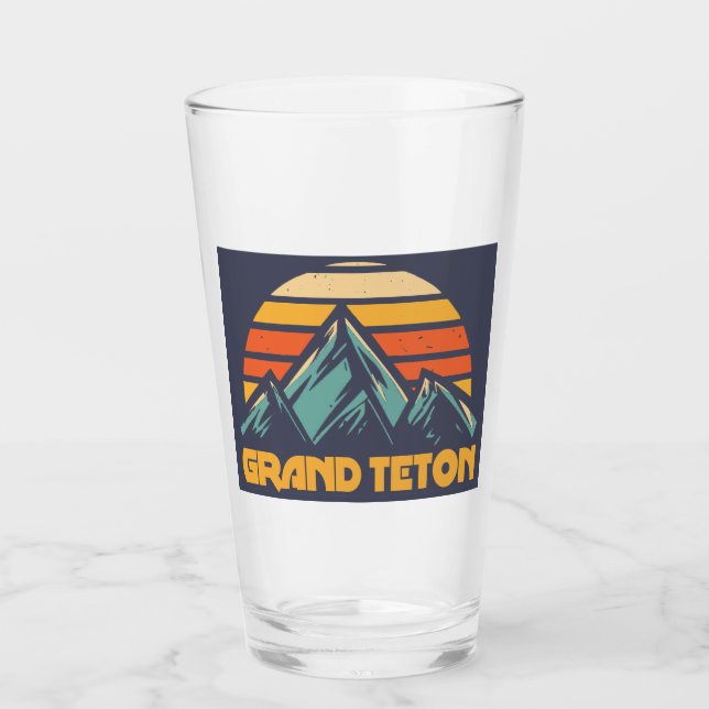 Verre Grand Teton Rétro Turquoise (Devant)