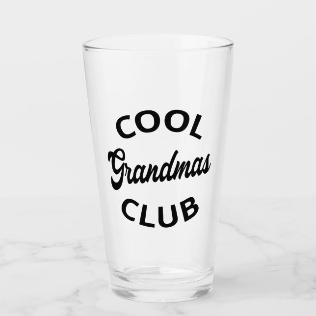 Verre Grandmas Club cool I (Devant)