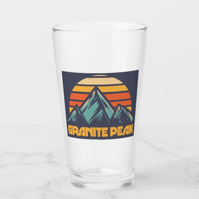 Verre Granite Peak Montana Rétro Turquoise (Devant)