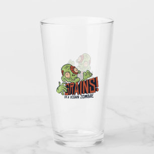 Verre Graphique Ado Vegan drôle ZOMBIE VEUX GRAINS