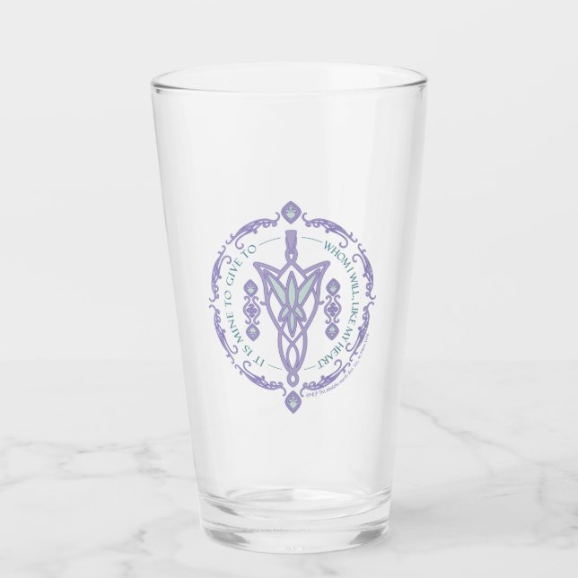 Verre Graphique de citation ARWEN™ Evenstar (Devant)