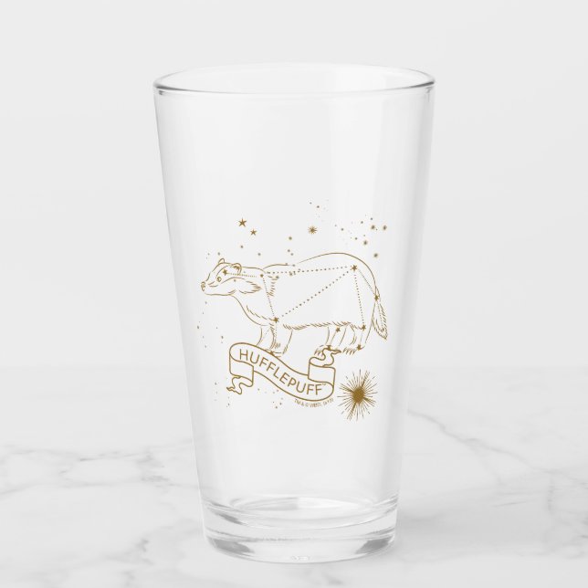 Verre Graphique de constellation HUFFLEPUFF™ (Devant)