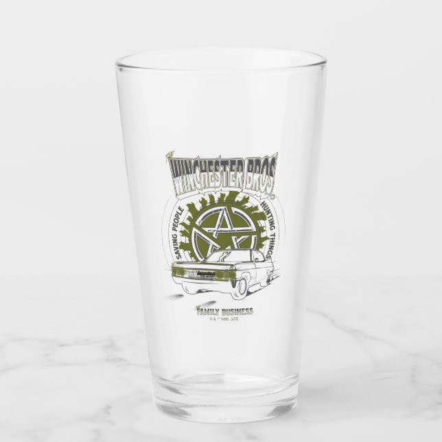 Verre Graphique de voiture surnaturel "The Winchester Br (Devant)