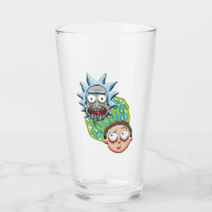 Verre Graphique du portail Pixelverse Rick and Morty
