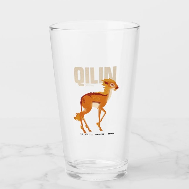 Verre Graphique Vintage Qilin (Devant)