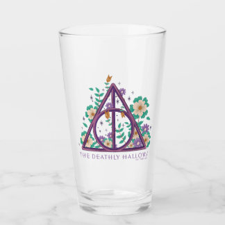 Verre Graphisme des hirondelles mortes florales