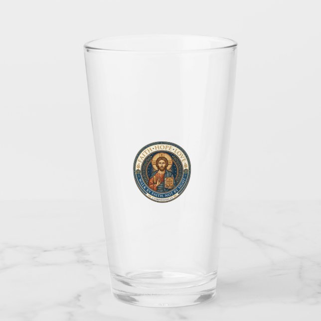 Verre Graphisme Spiritualité Contemplative Monastique Jé (Devant)