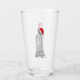 Verre Gratte-ciel de Noël à New York NYC Santa Claus