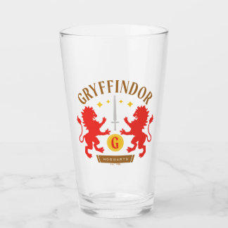 Verre GRAYFFINDOR™ Maison double Lion épée graphique