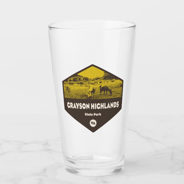 Verre Grayson Highlands State Park Virginie (Devant)