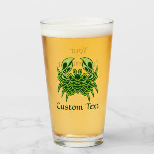 Verre Green crab Celtic Knot