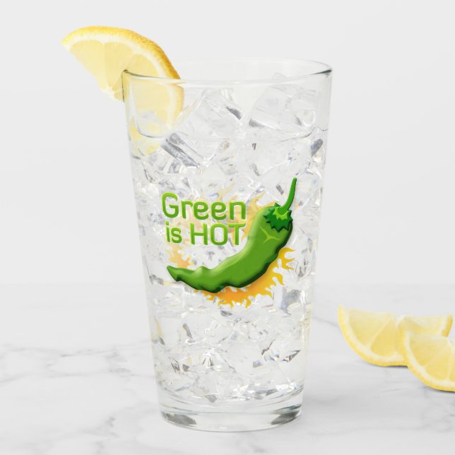 Verre Green is HOT (Devant glace)