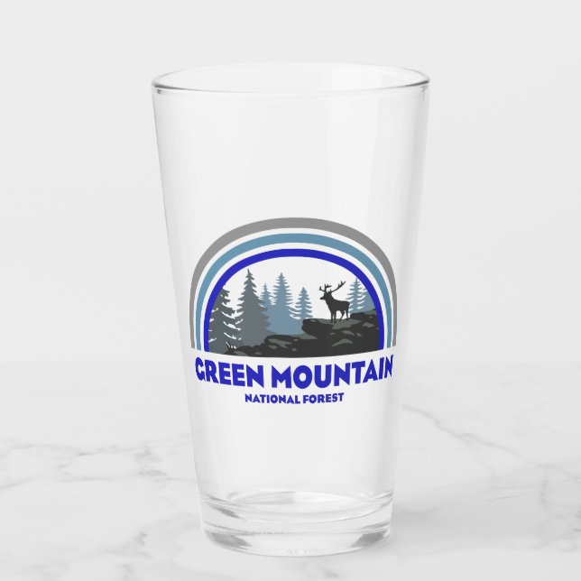 Verre Green Mountain National Forest Rainbow Deer (Devant)