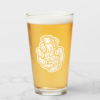 Grenade À La Main En Style Bande Dessinée