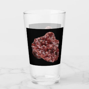 Verre Grenat Andradite et Cristal de Calcite Personnalis