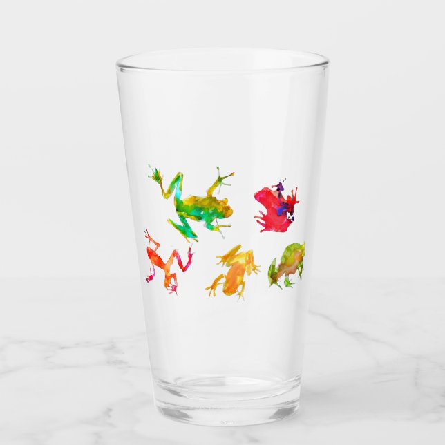 Verre Grenouille tropicale (Devant)