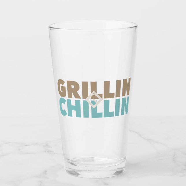 Verre Grillin' et Chillin' (Devant)