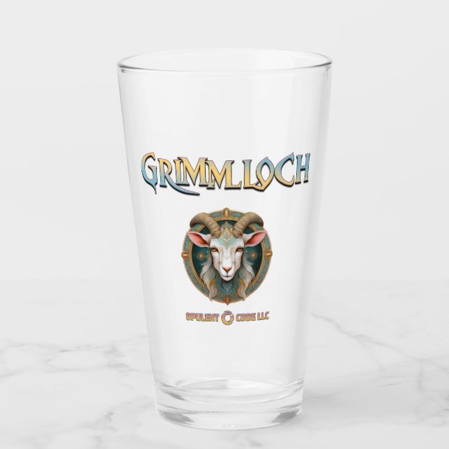 Verre Grimmloch Emblème de la Chèvre Jeu de rôle fantast (Devant)