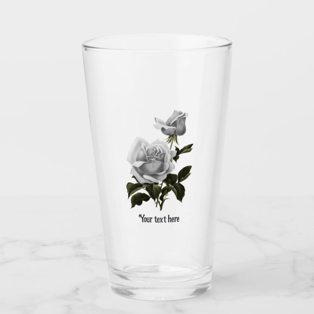 Verre Grimoire Rose Blanche (Devant)