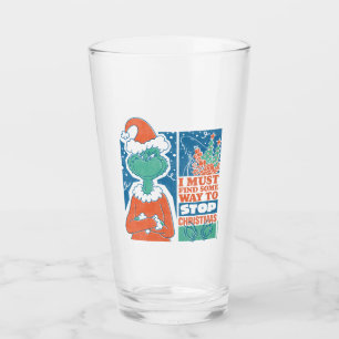 Verre Grinch Arrêtez Noël Graphique Vintage