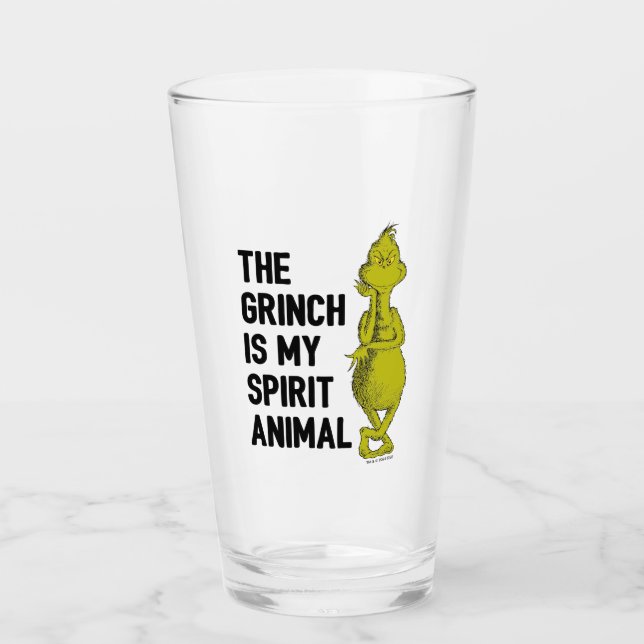 Verre Grinch est mon Animal Totem (Devant)