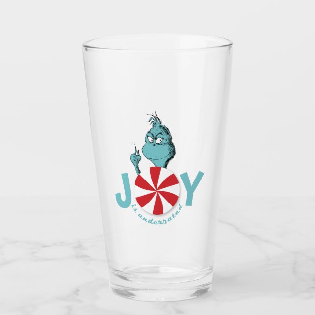 Verre Grinch | La joie est sous-estimée (Devant)