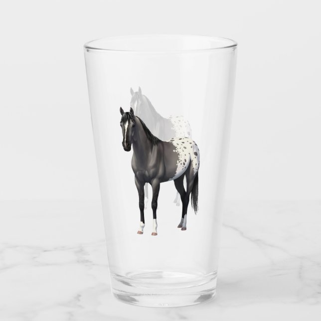 Verre Gris Grulla Appaloosa Quartier Horse Stallion (Devant)