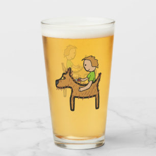 Verre Grossissement de chien