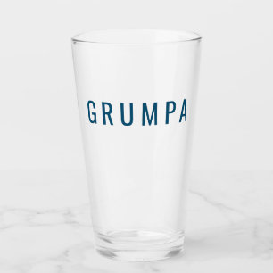Verre Grumpa Amusant Novelty pour Grumpy Grandpa Graphic