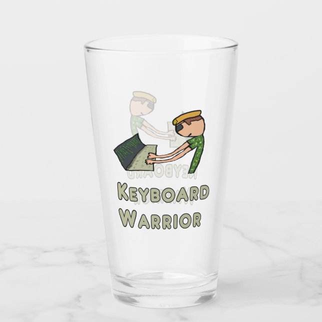 Verre Guerrier de clavier (Devant)