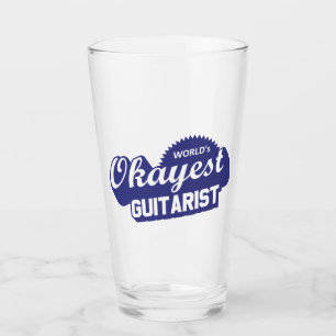Verre Guitariste le plus Okayest du monde