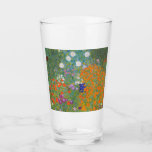 Verre Gustav Klimt Fleur Jardin Cottage Nature<br><div class="desc">Un beau tableau de jardin - c'est un tableau classique de Gustav Klimt,  appelé Cottage Garden,  ou Bauergarten,  1907,  qui est un gros plan d'un jardin fleuri,  un tableau floral coloré.</div>
