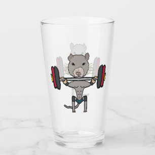 Verre Gym Rat Poids